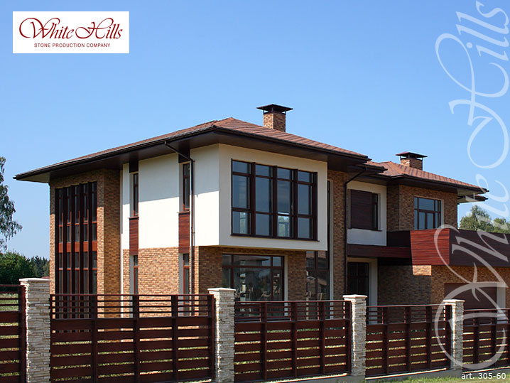 Облицовочный камень White Hills, Бремен Брик, цвет 305-60